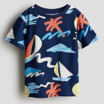 Boys Pure Cotton Printed T-shirt